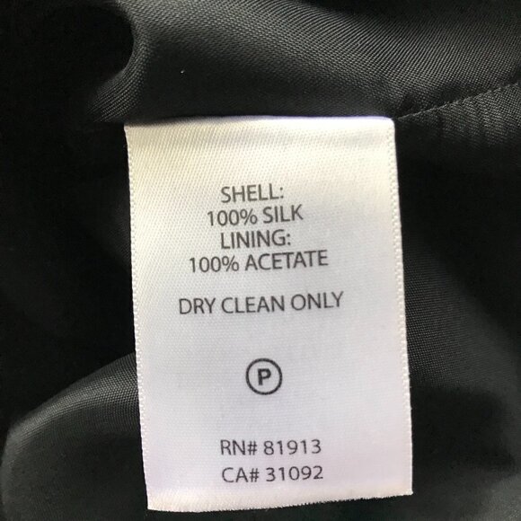 PLENTY party LBD, one-shoulder, silk, ruffle & bling form-fitting dress sz 8 - Picture 13 of 16